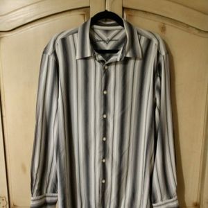 Men's Tommy Bahama Button Down Shirt Tencel Sz L